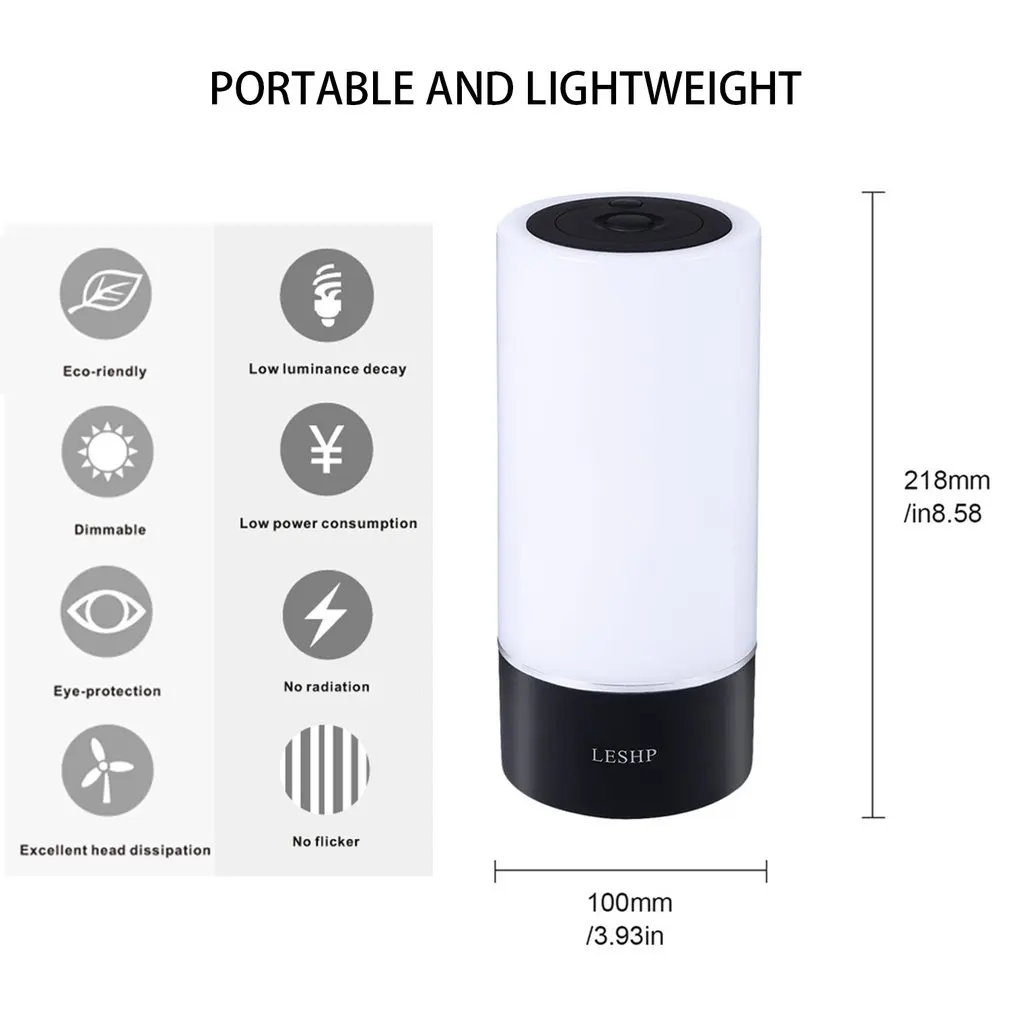

LED Light Smart Table Lamp WiFi Wireless Routers 12W Dimmerble No Flicker No Radiation Plug and Play Eye-protection