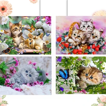Diamond Painting Full round Diamond Embroidery Cat Animal Picture Of Acrylic Diamond Mosaic Full Display Wall Decor
Diamond Painting Full round Diamond Embroidery Cat Animal Picture Of Acrylic Diamond Mosaic Full Display Wall Decor