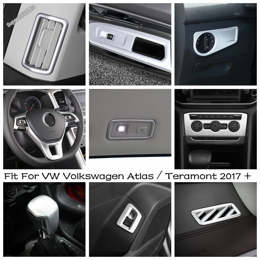 Headlight Switch / Ceiling Reading Lamp / AC Button Cover Trim Matte Accessories For VW Volkswagen Atlas / Teramont 2017 - 2020
Headlight Switch / Ceiling Reading Lamp / AC Button Cover Trim Matte Accessories For VW Volkswagen Atlas / Teramont 2017 - 2020