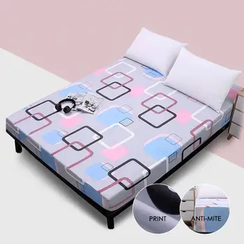 Simplicity Pure Pattern Printing Brushed Fitted Sheet Mattress Cover With Elastic Band Soft Bedding Linens Home Textile
Simplicity Pure Pattern Printing Brushed Fitted Sheet Mattress Cover With Elastic Band Soft Bedding Linens Home Textile