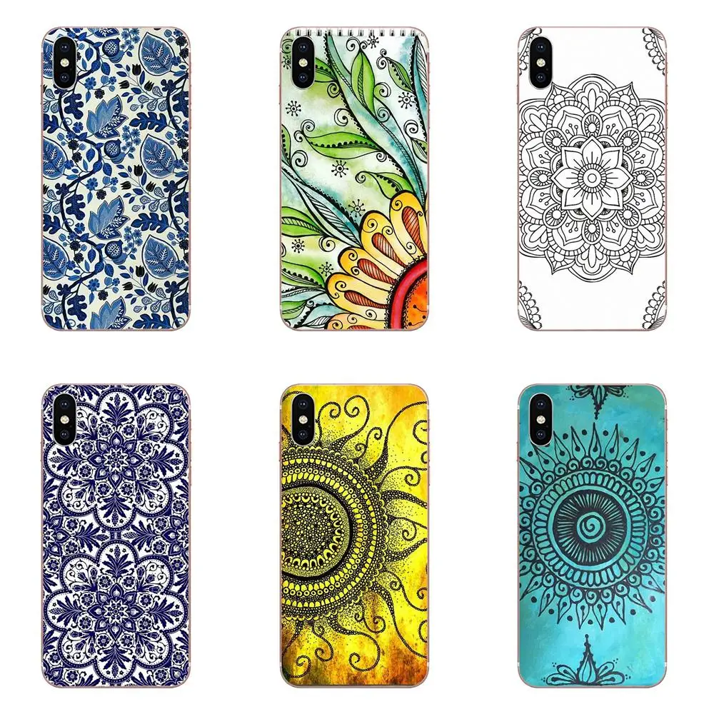 2019 Mandala For Galaxy Alpha Note 10 Pro A10 A20 A20E A30 A40 A50 A60 A70 A80 A90 M10 M20 M30 M40 Soft Luxury | Мобильные телефоны