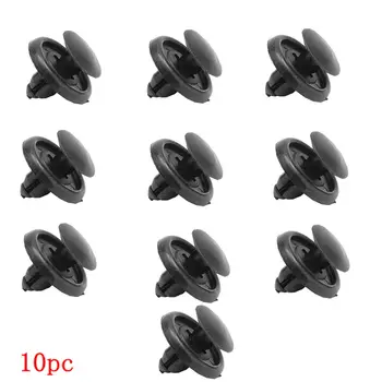 10/20/40pcs 7mm Car Bumper Hood Fastener Clip Splash Guard Mud Flaps Push Rivet Retainer Fixed Clamps For Toyota/Mazda