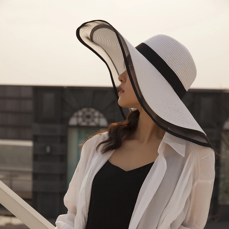 Summer Large Brim Straw Hat Floppy Wide Brim Sun Cap Beach Foldable Hats New 2020Hats for Women H17
Summer Large Brim Straw Hat Floppy Wide Brim Sun Cap Beach Foldable Hats New 2020Hats for Women H17