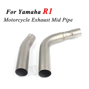 For YZF R1 2009-2014 year Motorcycle Exhaust Middle Link Double Silencer Row Pipe Mid Akrap Escape Moto Muffler Modify Motocross
For YZF R1 2009-2014 year Motorcycle Exhaust Middle Link Double Silencer Row Pipe Mid Akrap Escape Moto Muffler Modify Motocross