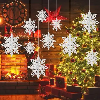 Christmas Decorations Creative Snow Hanging Ornament Atmosphere Shopping Mall Jewelry Shop Showcase Ceiling Scene Decorative
Christmas Decorations Creative Snow Hanging Ornament Atmosphere Shopping Mall Jewelry Shop Showcase Ceiling Scene Decorative