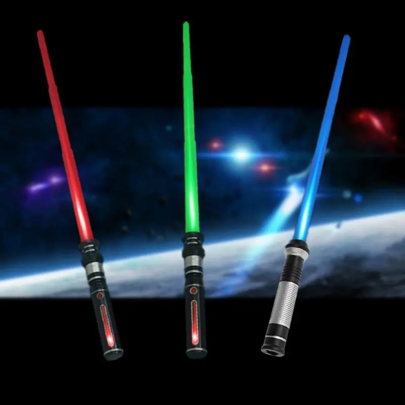 New Telescopic Lightsaber Toys Flashing Sword Laser Toy Swords Kids Toy Simulation Sword Toy Luminous Music Star Cosplay Plastic
New Telescopic Lightsaber Toys Flashing Sword Laser Toy Swords Kids Toy Simulation Sword Toy Luminous Music Star Cosplay Plastic