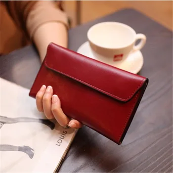 2020 New Style Big Brand Long Wallet Women's Genuine Leather Buckle Simple Business Cowhide Thin Wallet Card
2020 New Style Big Brand Long Wallet Women's Genuine Leather Buckle Simple Business Cowhide Thin Wallet Card