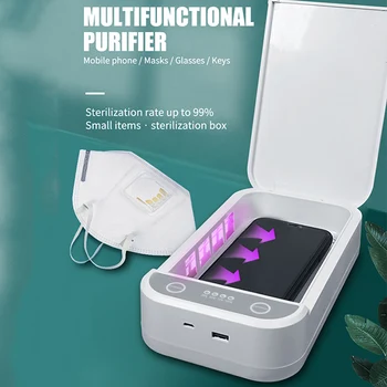 RL-014B Multifunctional Purifier Sterilizer Box for Phone/Face Masks/Glass/Key Built-in Ultraviolet Sterilization Rate Up to 99%
RL-014B Multifunctional Purifier Sterilizer Box for Phone/Face Masks/Glass/Key Built-in Ultraviolet Sterilization Rate Up to 99%