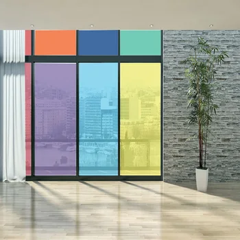 SUNICE 7Colors sUMMER Decoration Colorful Transparent Window Film Self Adheisve Glass DesignTint 152cmX500cm(60inch*19.6 feet)
SUNICE 7Colors sUMMER Decoration Colorful Transparent Window Film Self Adheisve Glass DesignTint 152cmX500cm(60inch*19.6 feet)