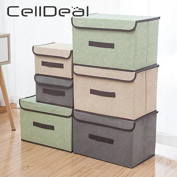 CellDeal Multifunctional Storage Box Clothes Socks Toy Snacks Sundries Cosmetics Clothing Organizer Household Case with Lid
CellDeal Multifunctional Storage Box Clothes Socks Toy Snacks Sundries Cosmetics Clothing Organizer Household Case with Lid