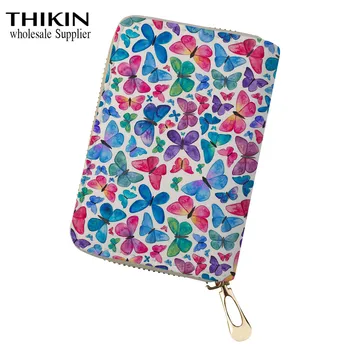 THIKIN Cartoon Colorful Butterflies Pattern Credit Card Holder Vintage ID Card Holder Girls Protection Wallet Small Coin Purse
THIKIN Cartoon Colorful Butterflies Pattern Credit Card Holder Vintage ID Card Holder Girls Protection Wallet Small Coin Purse