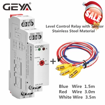 GEYA GRL8 Water Level Control Relay with Stainless Sensor AC/DC24V-240V Level Control Sensor
GEYA GRL8 Water Level Control Relay with Stainless Sensor AC/DC24V-240V Level Control Sensor