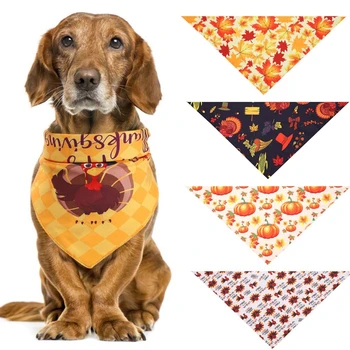 5 Pcs Thanksgiving Element Print Dog Triangle Bibs Pet Kerchief Scarf for Small Medium Dogs Puppy Festive Decoration Accessories
5 Pcs Thanksgiving Element Print Dog Triangle Bibs Pet Kerchief Scarf for Small Medium Dogs Puppy Festive Decoration Accessories