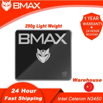 Bmax Mini PC B2 Intel N3450 Processor Mini Computer Fanless PC Windows 10 Thin Desktop HDMI*2 USB 3.0*2 Type C Dual Band Wifi
Bmax Mini PC B2 Intel N3450 Processor Mini Computer Fanless PC Windows 10 Thin Desktop HDMI*2 USB 3.0*2 Type C Dual Band Wifi