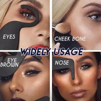 Magic Makeup Contourer Template Tool Eye Liner Card Cheek Eyes Nose Models Face Shaper Bronzer Concealer Contour Makeup Tools
Magic Makeup Contourer Template Tool Eye Liner Card Cheek Eyes Nose Models Face Shaper Bronzer Concealer Contour Makeup Tools