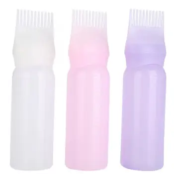 160ml Multicolor Plastic Hair Dye Refillable Bottle Applicator Comb Dispense Hair DIY Coloring Styling Hairdressing Barber Tool
160ml Multicolor Plastic Hair Dye Refillable Bottle Applicator Comb Dispense Hair DIY Coloring Styling Hairdressing Barber Tool