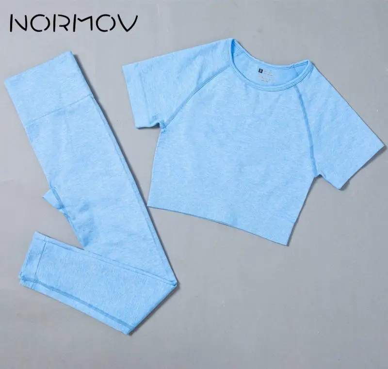 Спортивный костюм NORMOV для женщин комплект йоги одежда тренировок в тренажерном