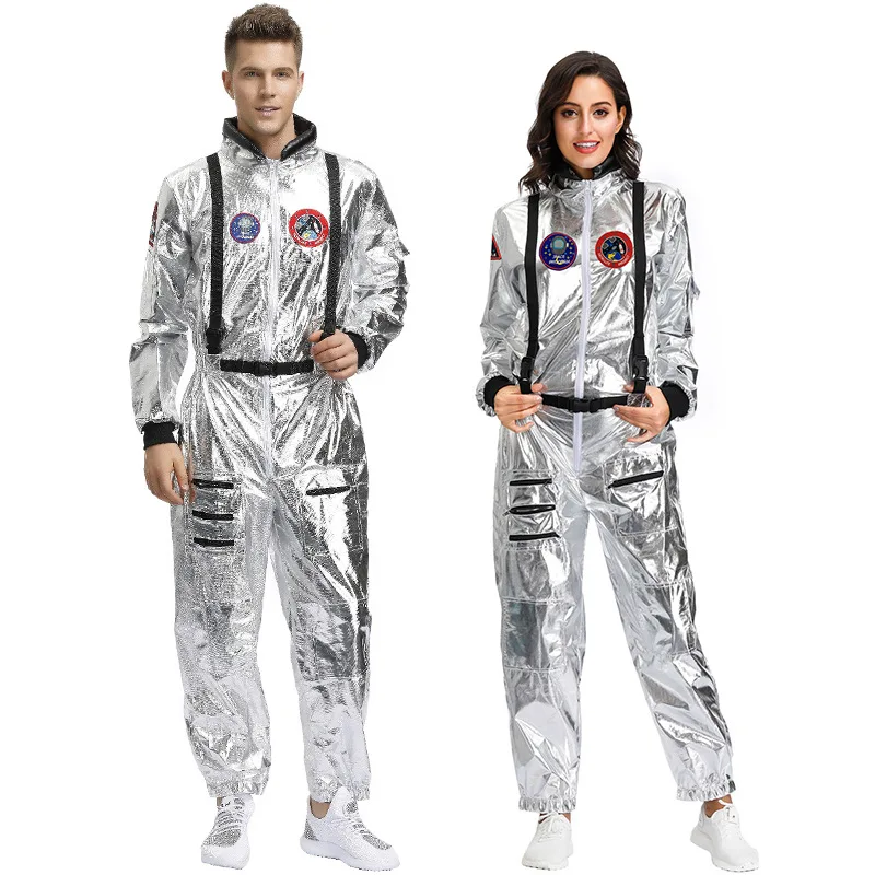

New Astronaut Costume Adult Space Suit Costume Cosplay Halloween Costume For Women Men Adult Carnival Party Dress Up