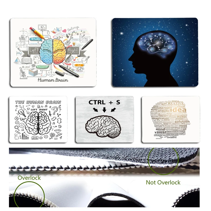 Non Slip PC Brain Left and Right Customized MousePads Computer Laptop Anime Mouse Mat Size for 18x22cm 25x29cm
Non Slip PC Brain Left and Right Customized MousePads Computer Laptop Anime Mouse Mat Size for 18x22cm 25x29cm