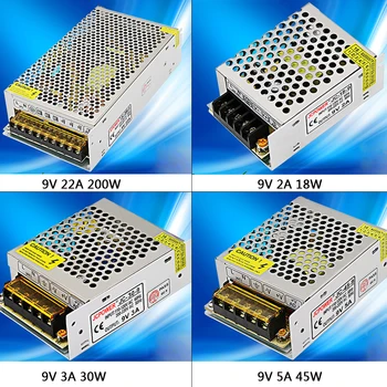 Regulated Switching Power Supply DC9V 2A/3A/5A/22A/30A, AC110V 220V to DC 9v led Driver Transformer For LED Strip Light CNC
Regulated Switching Power Supply DC9V 2A/3A/5A/22A/30A, AC110V 220V to DC 9v led Driver Transformer For LED Strip Light CNC