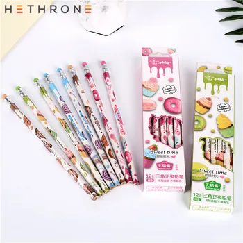 Hethrone 12pcs Donut simple pastel pencil set Student pencils for school cute Chancellory Writing drawing pencil set Stationery 
Hethrone 12pcs Donut simple pastel pencil set Student pencils for school cute Chancellory Writing drawing pencil set Stationery