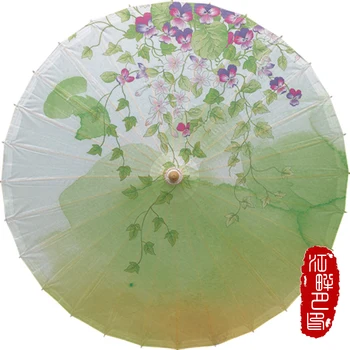 JPY Green Leaf with Vine Classic Oil Paper Umbrella Parasol Hand Painting Umbrella Dance Decoration Gift Oiled Paper Umbrella 
JPY Green Leaf with Vine Classic Oil Paper Umbrella Parasol Hand Painting Umbrella Dance Decoration Gift Oiled Paper Umbrella