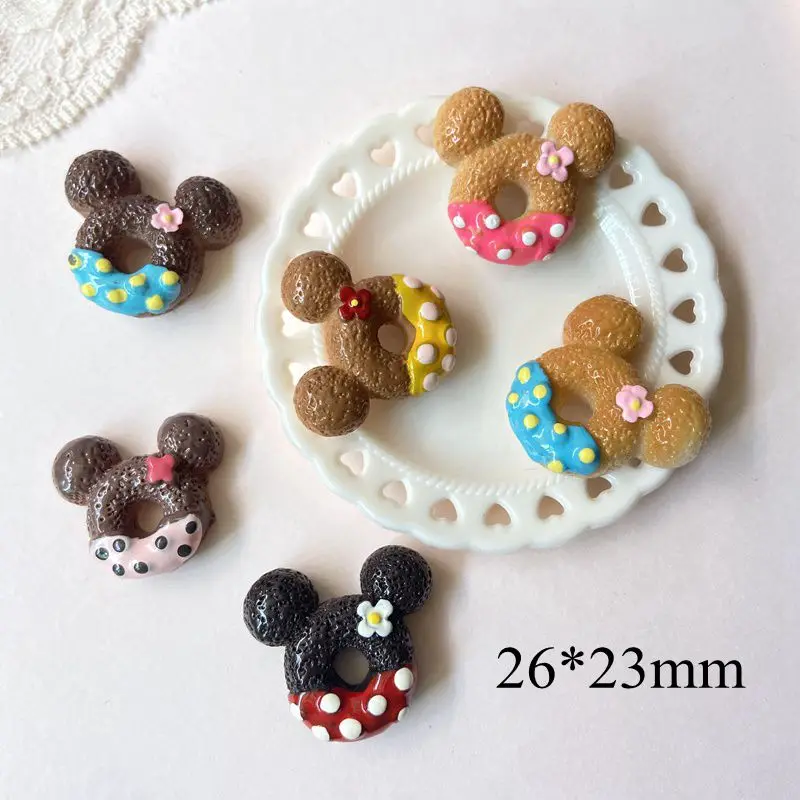 6Pcs/lots Simulation Donut Cute Mouse Head Crafts Food Resin Cobochon Phone Decoration Hair Bow DIY Jewelry Making Embellishment
6Pcs/lots Simulation Donut Cute Mouse Head Crafts Food Resin Cobochon Phone Decoration Hair Bow DIY Jewelry Making Embellishment