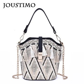 Women Bags 2020 Fashion National Style Straw Tassel Thread Bucket Large Capacity Casual Totes Girl Shoulder Messenger Handbags
Women Bags 2020 Fashion National Style Straw Tassel Thread Bucket Large Capacity Casual Totes Girl Shoulder Messenger Handbags