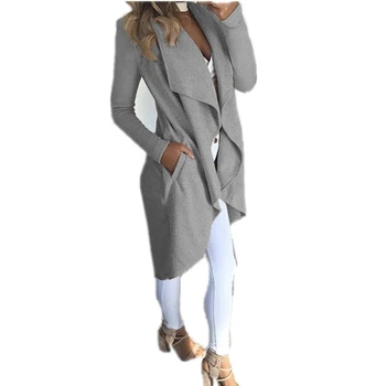 2019 Winter Coats Loose Cardigan Woolen Slim OL Trench Coat Bandage Belt Extra Soft Cardigana Outwears for Women
2019 Winter Coats Loose Cardigan Woolen Slim OL Trench Coat Bandage Belt Extra Soft Cardigana Outwears for Women