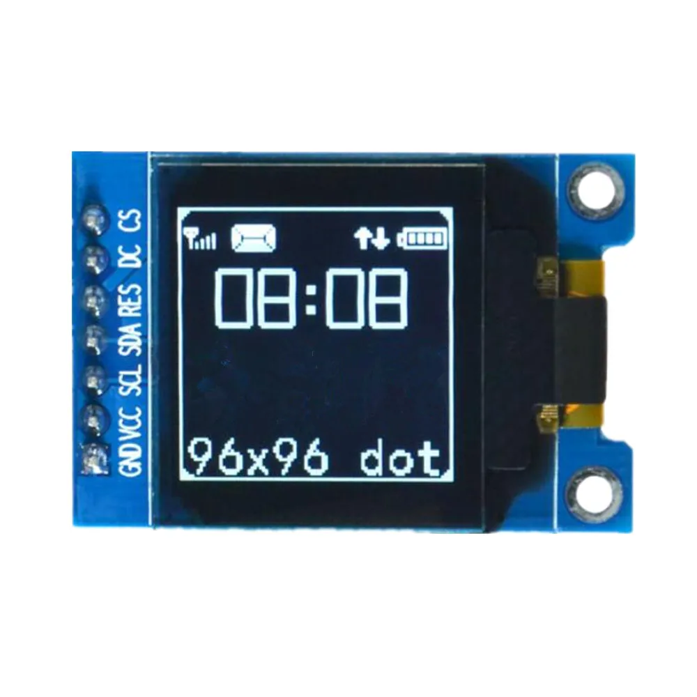 7Pin квадратный 0,96 дюймовый белый OLED дисплей модуль SSD1317 96*96 жидкокристаллический модуль OLED модуль квадратный экран
7Pin квадратный 0,96 дюймовый белый OLED дисплей модуль SSD1317 96*96 жидкокристаллический модуль OLED модуль квадратный экран