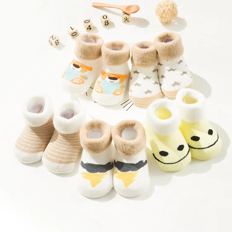Autumn And Winter Children's Socks Cartoon 0-1-3 Years Old Baby Infant Cotton Socks Newborns Men And Women Children Thick Relent
Autumn And Winter Children's Socks Cartoon 0-1-3 Years Old Baby Infant Cotton Socks Newborns Men And Women Children Thick Relent