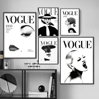 Modern Wall Home Decor Vogue Cuadros Wall Art Canvas Poster and Prints Art Canvas Painting Picture for Living Room Fashion Woman
Modern Wall Home Decor Vogue Cuadros Wall Art Canvas Poster and Prints Art Canvas Painting Picture for Living Room Fashion Woman