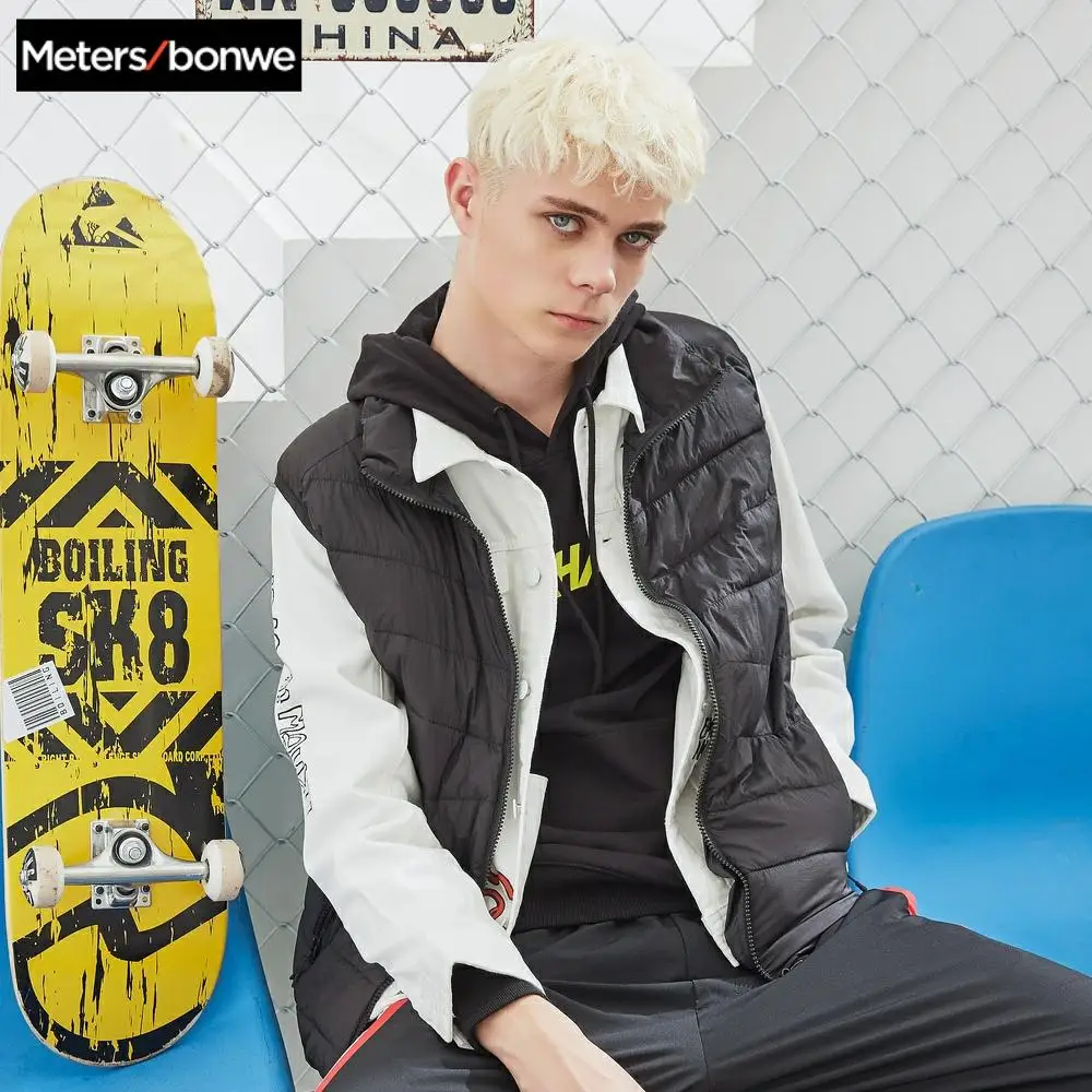 Metersbonwe Winter Men Vest Fashion Male Sleeveless Vest Jacket Warm padded coat Casual Men Sleeveless Jackets
Metersbonwe Winter Men Vest Fashion Male Sleeveless Vest Jacket Warm padded coat Casual Men Sleeveless Jackets