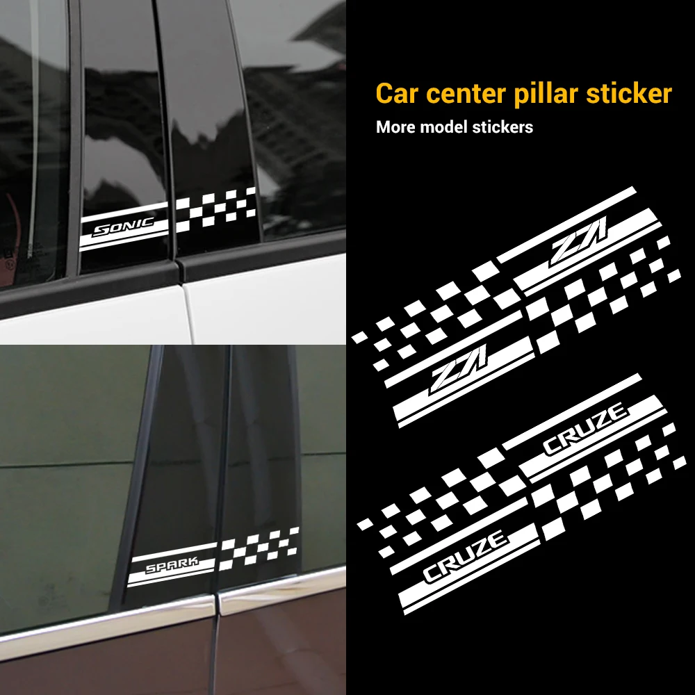 Автомобильное Окно B наклейки на стойки для Chevrolet Cruze Lacetti Captiva SS Z71 Equinox Trax Sonic Spark Sail