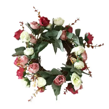 European and American silk cloth rose door lintel flower link day party decoration wall decoration wedding decoration flower 
European and American silk cloth rose door lintel flower link day party decoration wall decoration wedding decoration flower