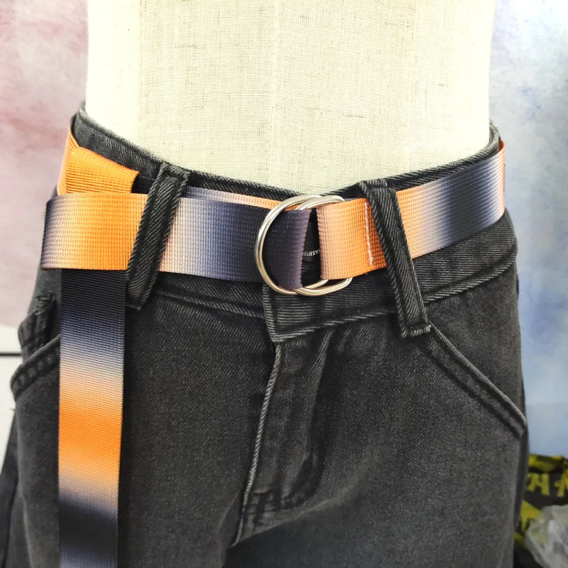 Fashion Colorful Women Belt Men Casual Wild Canvas Strap Hhip Hop Punk Style Double Ring Buckle Jeans Pants Waistband Accessory
Fashion Colorful Women Belt Men Casual Wild Canvas Strap Hhip Hop Punk Style Double Ring Buckle Jeans Pants Waistband Accessory