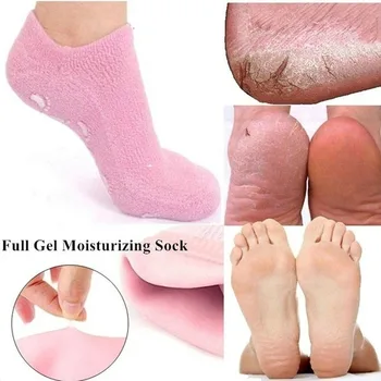 1 pair Gel Spa Socks Moisturizing Beauty Foot Mask Feet Skin Care Silicone Sock
1 pair Gel Spa Socks Moisturizing Beauty Foot Mask Feet Skin Care Silicone Sock