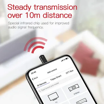 Micro USB type-C Interface Smart App Control Type-C USB Wireless Smart IR Infrared Remote Control For Samsung For Huawei
Micro USB type-C Interface Smart App Control Type-C USB Wireless Smart IR Infrared Remote Control For Samsung For Huawei