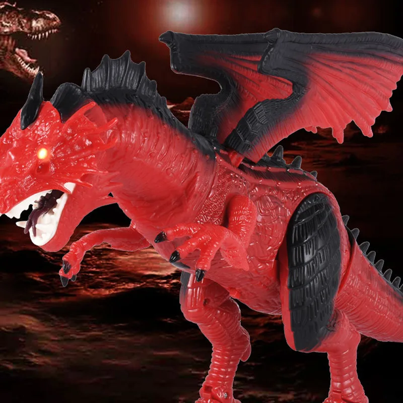 Hot Sale Remote Control RC Dragon Walking Dinosaur Toy with Light Sound Kids Toy Gifts 
Hot Sale Remote Control RC Dragon Walking Dinosaur Toy with Light Sound Kids Toy Gifts