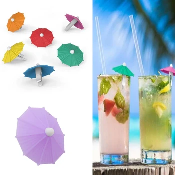 6pcs Silicone Party Umbrella Wine Glass Marker Charms Drinking Buddy Cup Identification Cup Identifier Cup Label Tag Sign Mark
6pcs Silicone Party Umbrella Wine Glass Marker Charms Drinking Buddy Cup Identification Cup Identifier Cup Label Tag Sign Mark
