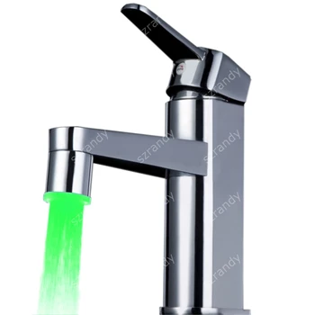 LD8001-A9 Single Lever Mono Sink Mixer with LED Light with single green color with adaptor
LD8001-A9 Single Lever Mono Sink Mixer with LED Light with single green color with adaptor