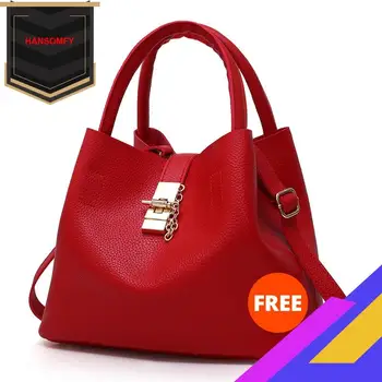 Hot Selling Joint Shoulder Bag WOMEN'S Bag PU Leather Bucket Bag Fashion PU Leather Hand Crossbody Bag Free Shipping purses
Hot Selling Joint Shoulder Bag WOMEN'S Bag PU Leather Bucket Bag Fashion PU Leather Hand Crossbody Bag Free Shipping purses
