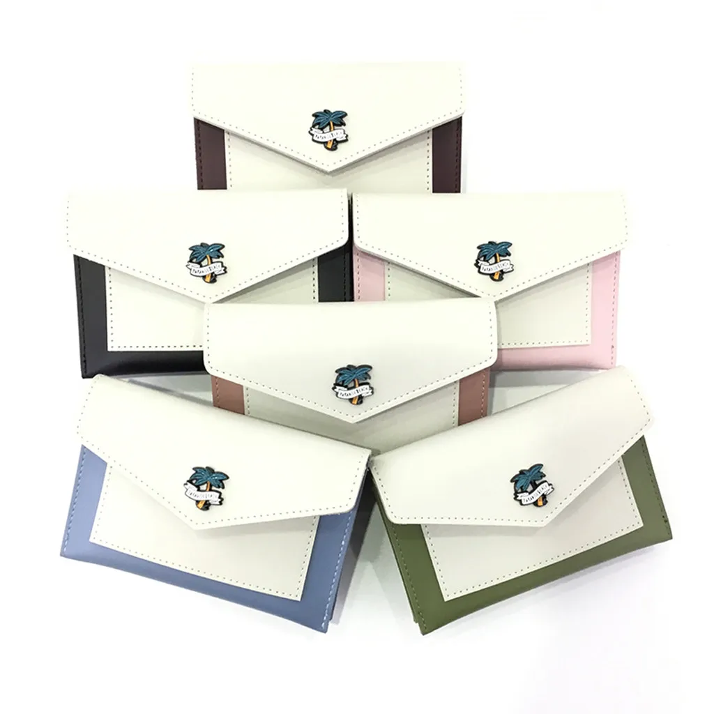 2019 Women Purse Vintage Small Short Leather Wallet Two-fold Wallet Female Envelope Multi-function Card Bag Wallet Coin Purse #2
2019 Women Purse Vintage Small Short Leather Wallet Two-fold Wallet Female Envelope Multi-function Card Bag Wallet Coin Purse #2