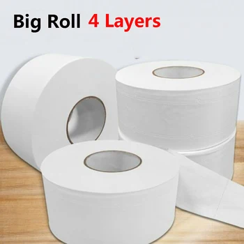 1 Roll Jumbo Roll Large Roll Toilet Paper Bath Tissue 4-layer White Soft Native Wood Pulp Rolling Paper Skin-friendly for Home
1 Roll Jumbo Roll Large Roll Toilet Paper Bath Tissue 4-layer White Soft Native Wood Pulp Rolling Paper Skin-friendly for Home