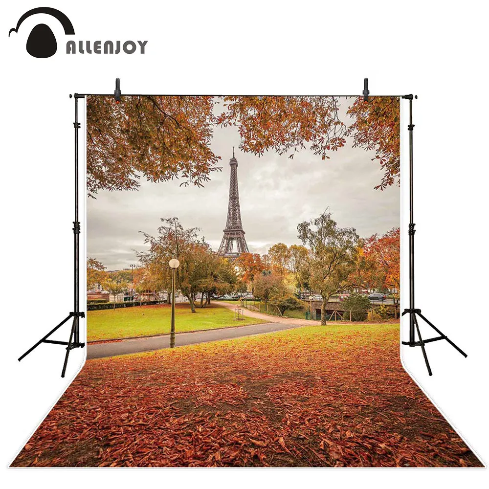 Allenjoy Autumn Fall Photography Backdrop Eiffel Tower Maple Leaves Beautiful Park View Background Photophone for Photo Studio
Allenjoy Autumn Fall Photography Backdrop Eiffel Tower Maple Leaves Beautiful Park View Background Photophone for Photo Studio