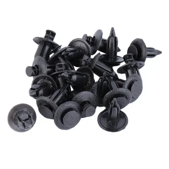 20pcs/set (10pcs 6mm + 10pcs 8mm) Car Motorcycle Fairing Clips Rivets Fit For 6mm 8mm Hole Fastener Panel Black
20pcs/set (10pcs 6mm + 10pcs 8mm) Car Motorcycle Fairing Clips Rivets Fit For 6mm 8mm Hole Fastener Panel Black
