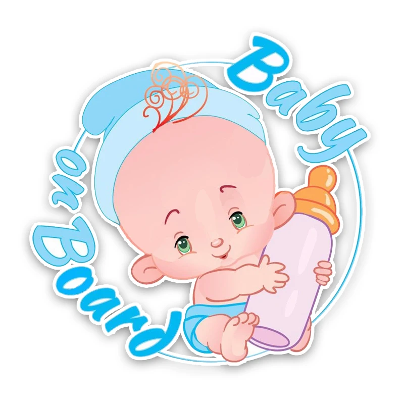 Creative Lovely High Quality Graphic BABY ON BOARD Car Stickers Decals Waterproof Decals High Quality PVC 16cm X 16cm
Creative Lovely High Quality Graphic BABY ON BOARD Car Stickers Decals Waterproof Decals High Quality PVC 16cm X 16cm