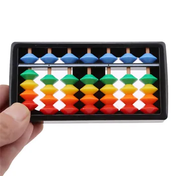 Small Size 12x6cm Plastic Abacus Arithmetic Soroban 7 Digits Kids Maths Calculating Tools Chinese Abacus Toys Abacus Educational
Small Size 12x6cm Plastic Abacus Arithmetic Soroban 7 Digits Kids Maths Calculating Tools Chinese Abacus Toys Abacus Educational