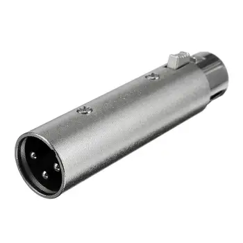 Hot Metal 3 Pin Male XLR Socket to 5 Pin Female DMX Audio Plug Adapter Connector Applied on Microphone Amplifier
Hot Metal 3 Pin Male XLR Socket to 5 Pin Female DMX Audio Plug Adapter Connector Applied on Microphone Amplifier