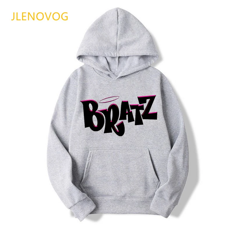 New arrival 2020 Alphabet Bratz print hoodies women vogue funny kpop sudadera mujer velvet thick ening coat streetwear tracksuit
New arrival 2020 Alphabet Bratz print hoodies women vogue funny kpop sudadera mujer velvet thick ening coat streetwear tracksuit